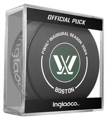Produktbild von Puck PWHL Boston 2024 Inaugural Season Official Game Hockey Puck