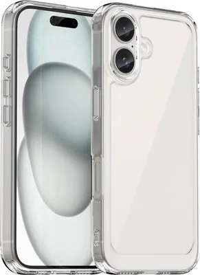 Immagine prodotto di Custodia per iPhone 16 trasparente, custodia protettiva in silicone TPU antiurto Trasparente