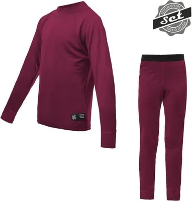 Produktbild von Sensor Merino Active Set Kinder Shirt und Unterwäsche Lilla größe 130 22200018-04