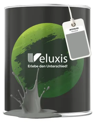 Produktbild von Wandfarbe Grau Grün Hellgrau Matt Innenfarbe – Deckkraft Klasse 1, VOC-frei, Ohne Grundierung, Tropfarm – Wohnzimmer & Schlafzimmer – 2,5L – Veluxis (Stoneleaf)