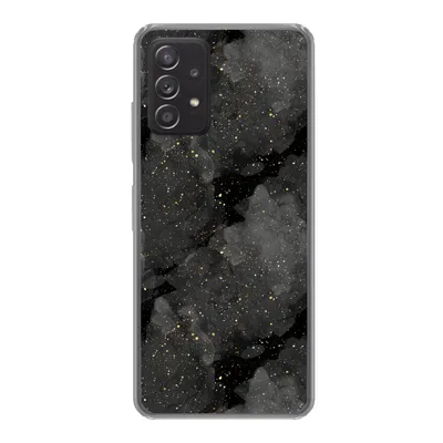 Produktbild von MuchoWow® Handyhülle Schutzhülle Hülle für Samsung galaxy a73 Marmor - Glitter - Gold - Schwarz - Muster Silikon Softcase Handy Hülle - Handyhülle