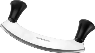 Halbmondmesser 25 cm, Edelstahl, Kunststoffgriff, spülmaschinengeeignet