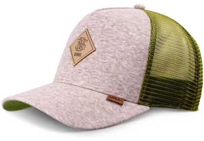 Produktbild von DJINNS Trucker Cap HFT ColourMelange light brown/shilf