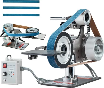Obrázek produktu pro Pásová bruska 762x25,4 mm Pásová bruska VFD 2 režimy broušení