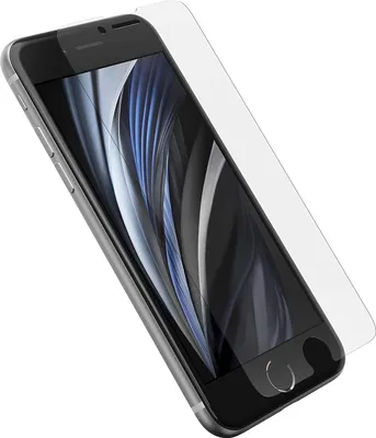 Produktbild von OtterBox Alpha Glass Gehärtetes Glas Displayschutz - Glasklar, Glasklar - für LCD iPhone SE, iPhone 8, iPhone 7, iPhone 6, iPhone 6s - Bruchsicher, Abriebfest, Splitterbeständig, Sturzsicher, Schlagfest, Verschleißfest, Resistent gegen Fingerabdrücke, Wischfest, Bruchsicher, Schlagfest