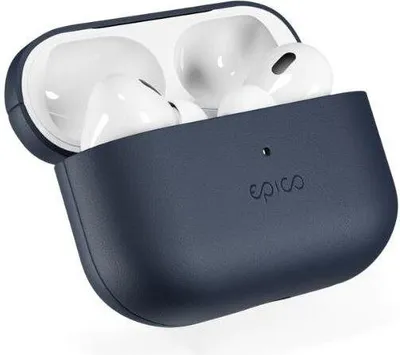 Image de Etui cuir Epico Airpods Pro 2 - Bleu