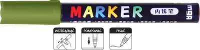 Obrázok produktu pre Akrylová fixka 1-2 mm MG Olivovo zelená č. 23