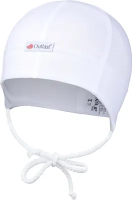 Produktbild von Mütze dünn Flachnaht schnürend Outlast® - weiß, 1 | 36-38 cm