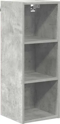 Obrázek produktu pro Závěsná skříňka s úložištěm Betonově šedá 30 x 29,5 x 80 cm