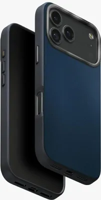 Immagine prodotto di Custodia Uniq Lyden Ds per Iphone 17 Pro con ricarica Magclick - Blu e nero