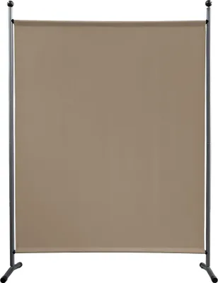 Produktbild von Paravent Outdoor Wetterfest 150 x 190 cm Beige | Raumteiler Stellwand Innen | Garten & Balkon Sichtschutz Blickdicht