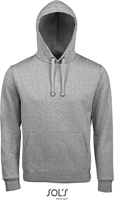 Produktbild von SOLs 02991 | Uni Spencer Hoody / Kapuzenpullover - Farbe: Grey Melange - Größe: XS