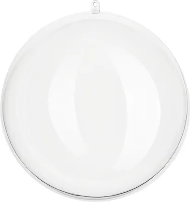 Produktbild von Transparente Acrylkugel Ø 20 cm, teilbar, mit Aufhängeöse, perfekt schließend für Bastelarbeiten