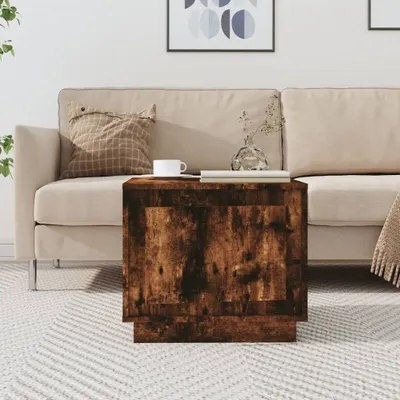 Produktbild von The Living Store Couchtisch Räuchereiche 51x50x44 cm Holzwerkstoff
