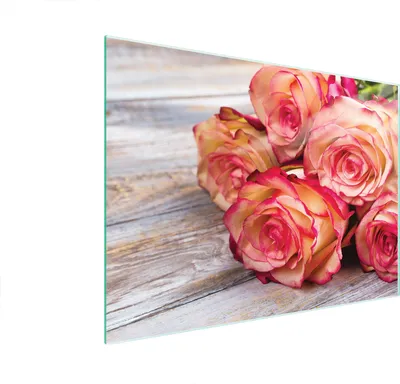 Image de Planche à découper en verre 40x30 Rose