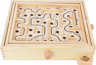Image de Jeu éducatif en bois avec labyrinthe pour enfants Jouet éducatif pour l'entraînement cérébral