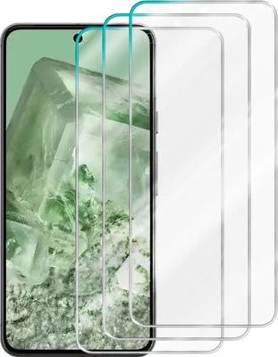 Image de Cadorabo 3x film de protection pour Google Pixel 8 en CRISTAL CLAIR verre trempé de protection d'écran film blindé