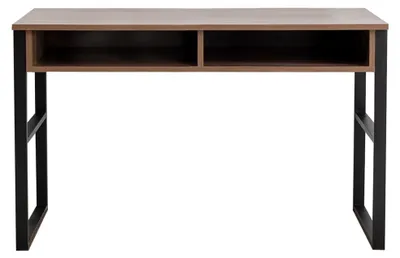 Produktbild von Samo - Schreibtisch, 120x60x75h cm Nussbraun, 3 Ablagen