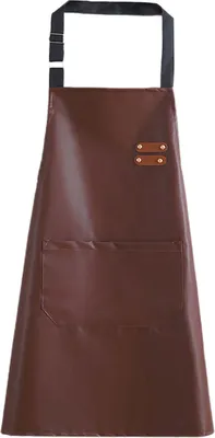 Produktbild von Küchenkochschürze, langlebige Nähte, verstellbarer Nackengurt, wasserdicht, mit großer Vordertasche, strapazierfähige Grillschürze