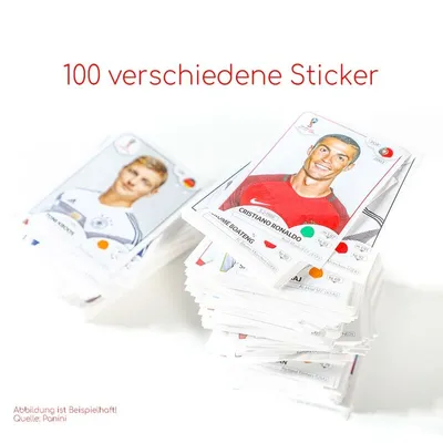 Zdjęcie produktu dla Panini WM Russia 2018 - 100 różnych naklejek (bez duplikatów)