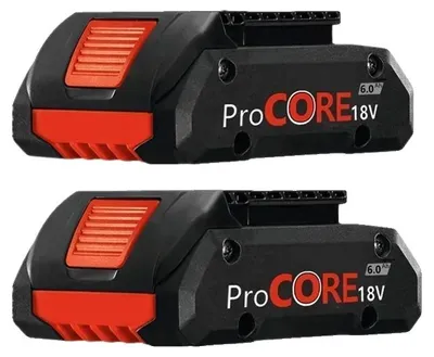 Obrázek produktu pro Náhradní baterie, 18V, lithium-iontová, kapacita 6000 mAh, 6,0 Ah, 2 kusy