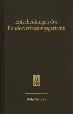 Obrázok produktu pre Entscheidungen des Bundesverfassungsgerichts (BVerfGE)