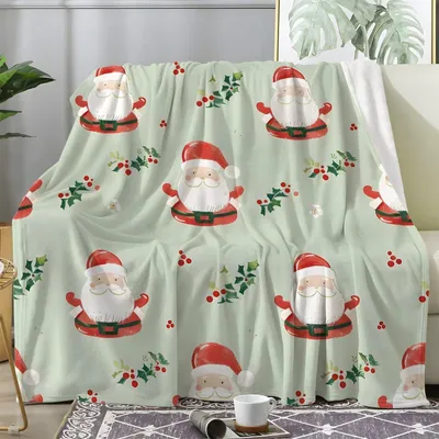 Obrázok produktu pre Mäkká deka z fleece s vianočným motívom, 230 x 270 cm