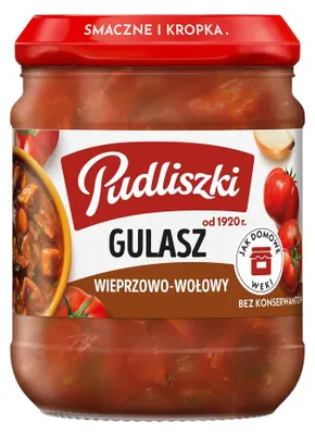 Zdjęcie produktu dla Pudliszki Gulasz wieprzowo-wołowy 460g
