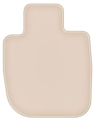 Produktbild von DURBAN Beige Velours-Fahrerfußmatte für BMW Z4 G29 (2019-2022)