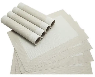 Produktbild von Tischsets BORDA 8er Set Creme-weiß als Tischuntersetzer