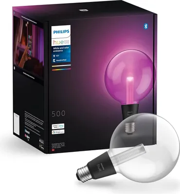 Produktbild von Philips Hue White and Color ambiance G125 - Smarte Lampe E27, Bluetooth/Zigbee, LED, E27, G125, 2000 K, 6500 K