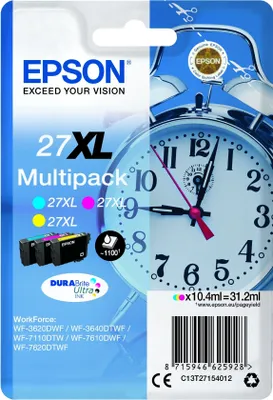 Obrázek produktu pro Epson Elephant Balíček s jedním inkoustem 24XL Slon Claria Photo HD Yellow, Žlutá, Inkoust na pigmentové bázi, 8,7 ml, 1 kusů, 740 str.