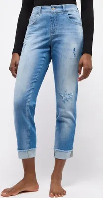 Produktbild von ANGELS DARLEEN CROP TU FRINGE light blue used destroyed 350 8143.3488 40 L30