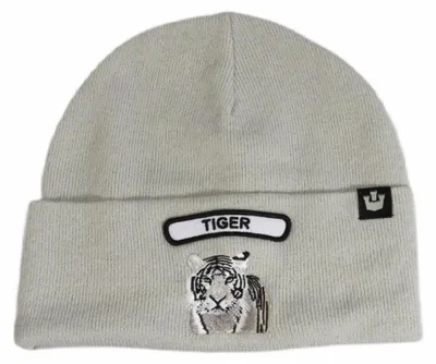 Zdjęcie produktu dla Czapka zimowa wełniana Goorin Bros. Soft Rock Tiger Beanie Silver - 107-1798-SIL
