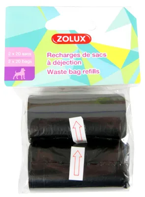 Immagine prodotto di Sacchetti per escrementi di cane 2x20pz Zolux