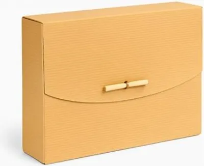 Obrázek produktu pro Obal na 3 láhve vína 340 x 240 x 85 mm - ozdobná kartonová krabice