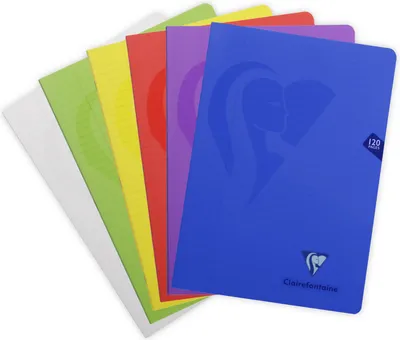 Produktbild von Clairefontaine 10x Heft aus PP A4 60 Bl liniert sortiert - Sortiert 303525C