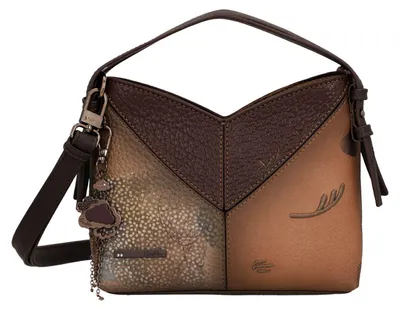 Produktbild von Anekke Umhängetasche Handtasche Voyage Short Handle Bag Multicolor braun