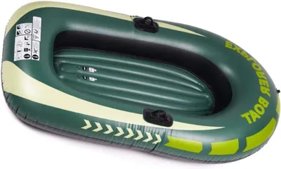 Productafbeelding van Opblaasbare Boot - Roeiboot Kinderen - Watersport Plezier - Heavy-Duty PVC - 175 x 100 cm - Groen