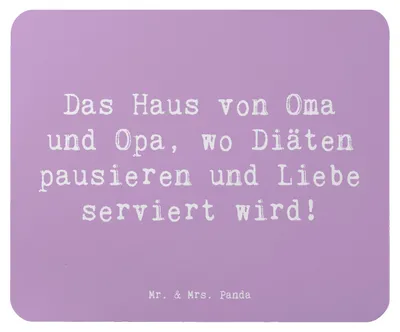 Produktbild von Mr. & Mrs. Panda Mousepad Spruch Großelternliebe - Lavendeltraum - Geschenk, Liebe, Familienleben, pc, Großeltern, Geschenke, Weisheit, Mauspad, mousematte, handgemacht
