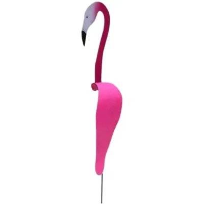 Produktbild von Vogel Wind Spinner Flamingo Skulptur Spinner mit Breeze Spin Art Garden Outdoor-Dekorationen Gartendekoration