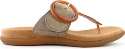 Produktbild von Gabor Damen Zehentrenner in Beige, Größe 43