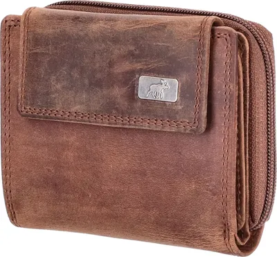 Produktbild von The Skandinavian Brand Damen Lederbörse Hunter  tan