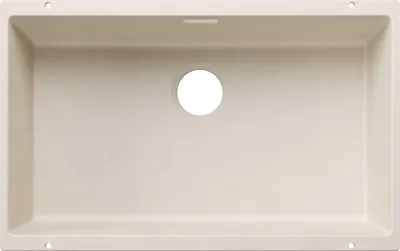 Produktbild von BLANCO SUBLINE 700-U für Farbige Komponenten Einbauspüle SILGRANIT softweiß ab 80 cm ohne Ablauffernbedienung - inkl.