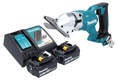 Zdjęcie produktu dla Akumulatorowe nożyce do cięcia cementu Makita DJS 800 RM 18 V bezszczotkowe + 2x akumulator 4,0 Ah + ładowarka