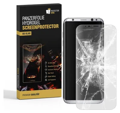 Produktbild von 6x Panzerfolie für Samsung Galaxy S8 HYDROGEL FULL-COVER Displayschutzfolie KLAR