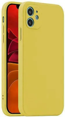 Immagine prodotto di Custodia protettiva in silicone opaco per iPhone 14 Pro Max Plus, compatibile con Apple iPhone 14 Pro, colore: giallo