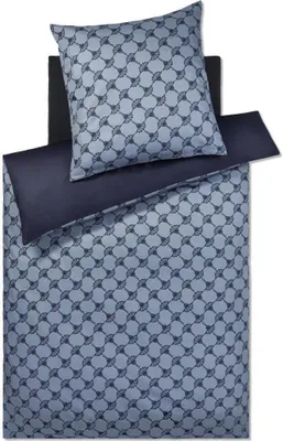 Produktbild von JOOP! Mako-Satin-Bettwäsche-Garnitur Cornflower Double Farbe Deep Ocean Größe 155x220+40x80 AL