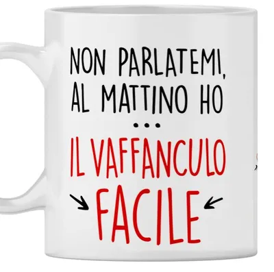 Lustige Keramiktasse mit witzigem Spruch, 350 ml, Geschenkidee