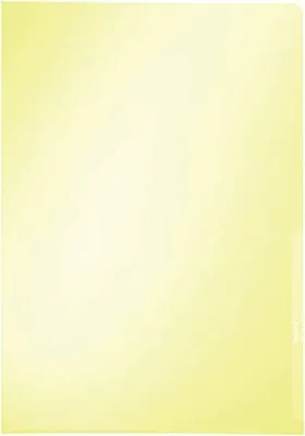 Produktbild von LEITZ Sichthülle Premium A4 PVC gelb 0,15 mm 100 Hüllen